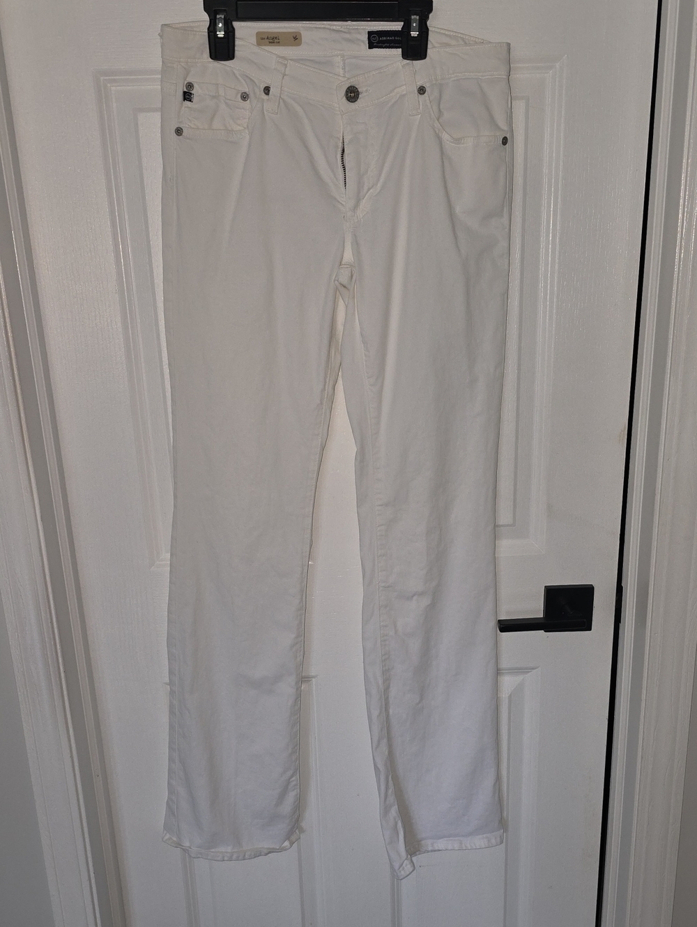 Ag Adriano Goldschmied Women’s White Boot Cut Jeans